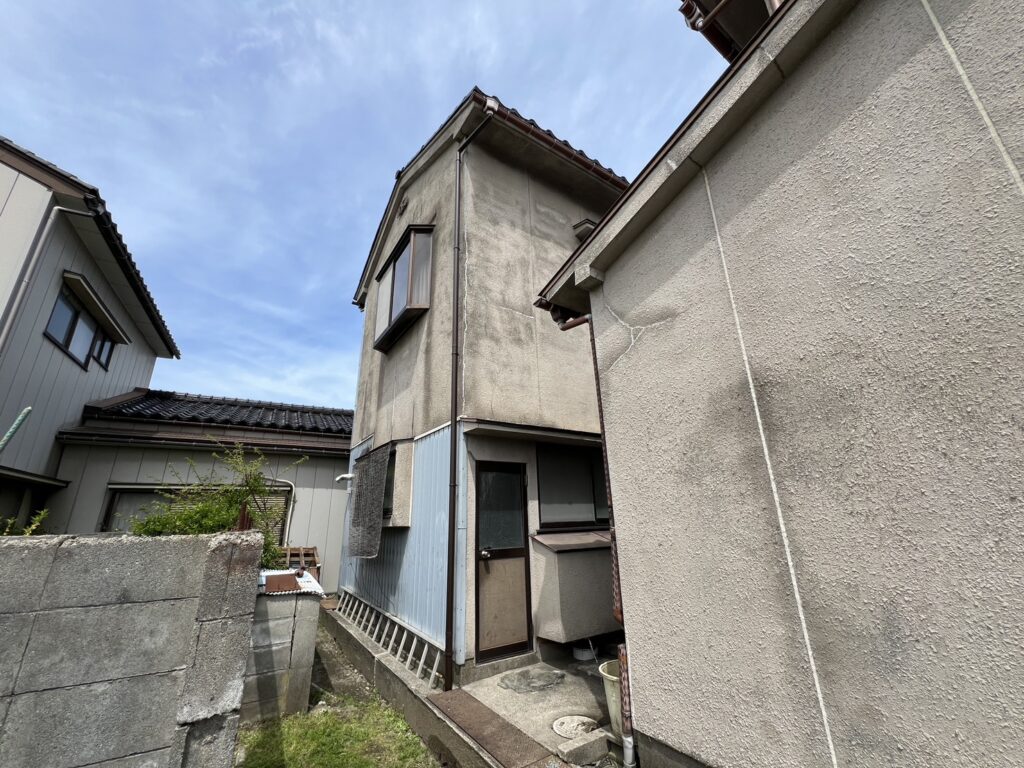 雨樋を修理した様子